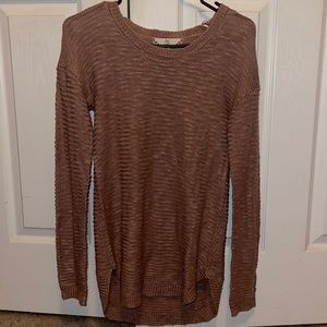 Pink comfy fall sweater!